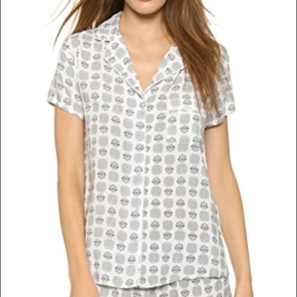 NWT Splendid Pineapple PJ Top